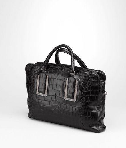 BOTTEGA VENETA - Soft Crocodile Briefcase