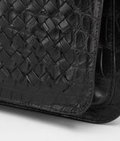 Bottega Veneta® Aktentasche aus weichem Krokodilleder Intrecciato Bottega Veneta® Aktentasche aus weichem Krokodilleder Intrecciato
