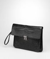 Bottega Veneta® Aktentasche aus weichem Krokodilleder Intrecciato Bottega Veneta® Aktentasche aus weichem Krokodilleder Intrecciato