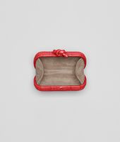 Bottega Veneta® New Red Soft Crocodile Fume Knot Bottega Veneta® New Red Soft Crocodile Fume Knot