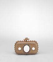 Bottega Veneta® Bronze Brique Brown Porcelain Ayers Verre Irise Zircon Knot Bottega Veneta® Bronze Brique Brown Porcelain Ayers Verre Irise Zircon Knot