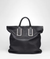 Bottega Veneta® Ardoise Buffalo Leather Metal Tote Bottega Veneta® Ardoise Buffalo Leather Metal Tote