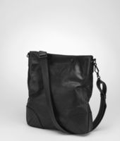Bottega Veneta® Nero Light Calf Scolpito Cross Body Bag Bottega Veneta® Nero Light Calf Scolpito Cross Body Bag
