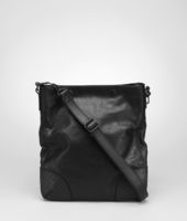 Bottega Veneta® Nero Light Calf Scolpito Cross Body Bag Bottega Veneta® Nero Light Calf Scolpito Cross Body Bag