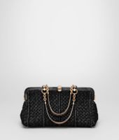 Bottega Veneta® Nero Raffia Wool Ayers Sant'Andrea Bag Bottega Veneta® Nero Raffia Wool Ayers Sant'Andrea Bag