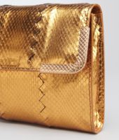 Bottega Veneta® Oro Bruciato Ayers Clutch Bottega Veneta® Oro Bruciato Ayers Clutch