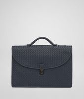 Bottega Veneta® Tourmaline Intrecciato Light Calf Briefcase Bottega Veneta® Tourmaline Intrecciato Light Calf Briefcase