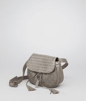 Bottega Veneta® Messenger Tasche aus Nappaleder Intrecciato Fume Bottega Veneta® Messenger Tasche aus Nappaleder Intrecciato Fume