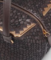 Bottega Veneta® Ebano Nero Intreccio Tricot Wool Bag Bottega Veneta® Ebano Nero Intreccio Tricot Wool Bag