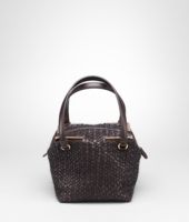 Bottega Veneta® Ebano Nero Intreccio Tricot Wool Bag Bottega Veneta® Ebano Nero Intreccio Tricot Wool Bag