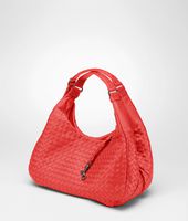 Bottega Veneta® Campana Tasche aus Nappaleder Intrecciato New Red Bottega Veneta® Campana Tasche aus Nappaleder Intrecciato New Red
