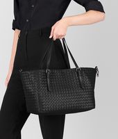 Bottega Veneta® Nero Intrecciato Nappa Tote Bottega Veneta® Nero Intrecciato Nappa Tote