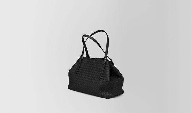 BOTTEGA VENETA - Nero Intrecciato Nappa Tote