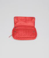 Bottega Veneta® New Red Intrecciato Nappa Messenger Mini Bag Bottega Veneta® New Red Intrecciato Nappa Messenger Mini Bag