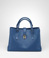 Bottega Veneta® Électrique Intrecciato Light Calf Roma Bag Bottega Veneta® Électrique Intrecciato Light Calf Roma Bag