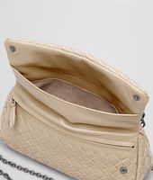 Bottega Veneta® Walnut Intrecciato Nappa Messenger Mini Bag Bottega Veneta® Walnut Intrecciato Nappa Messenger Mini Bag