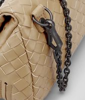 Bottega Veneta® Walnut Intrecciato Nappa Messenger Mini Bag Bottega Veneta® Walnut Intrecciato Nappa Messenger Mini Bag