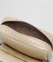 Bottega Veneta® Walnut Intrecciato Nappa Messenger Mini Bag Bottega Veneta® Walnut Intrecciato Nappa Messenger Mini Bag