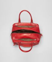 Bottega Veneta® Brera Tasche aus Madras Sfumato Fraise New Red Bottega Veneta® Brera Tasche aus Madras Sfumato Fraise New Red