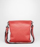 Bottega Veneta® New Red Intrecciato VN Cross Body Messenger Bottega Veneta® New Red Intrecciato VN Cross Body Messenger