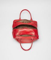 Bottega Veneta® Brera Tasche aus Madras Sfumato Fraise New Red Bottega Veneta® Brera Tasche aus Madras Sfumato Fraise New Red