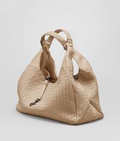 Bottega Veneta® Walnut Intrecciato Nappa Campana Bag Bottega Veneta® Walnut Intrecciato Nappa Campana Bag