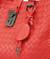 Bottega Veneta® New Red Intrecciato Light Calf Roma Bag Bottega Veneta® New Red Intrecciato Light Calf Roma Bag