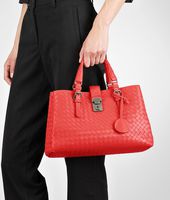 Bottega Veneta® New Red Intrecciato Light Calf Roma Bag Bottega Veneta® New Red Intrecciato Light Calf Roma Bag
