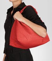 Bottega Veneta® New Red Intrecciato Light Calf Sloane Bag Bottega Veneta® New Red Intrecciato Light Calf Sloane Bag