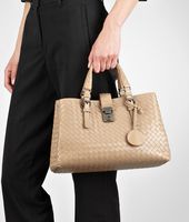 Bottega Veneta® Walnut Intrecciato Light Calf Roma Bag Bottega Veneta® Walnut Intrecciato Light Calf Roma Bag