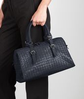 Bottega Veneta® Prusse Intrecciato Light Calf Bag Bottega Veneta® Prusse Intrecciato Light Calf Bag