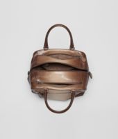 Bottega Veneta® Edoardo Walnut Madras sfumato Brera Bag Bottega Veneta® Edoardo Walnut Madras sfumato Brera Bag