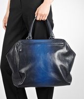 Bottega Veneta® Prusse Electrique Madras sfumato Brera Bag Bottega Veneta® Prusse Electrique Madras sfumato Brera Bag