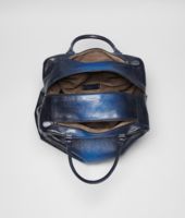 Bottega Veneta® Prusse Electrique Madras sfumato Brera Bag Bottega Veneta® Prusse Electrique Madras sfumato Brera Bag