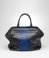 Bottega Veneta® Prusse Electrique Madras sfumato Brera Bag Bottega Veneta® Prusse Electrique Madras sfumato Brera Bag