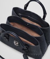 Bottega Veneta® Prusse Intrecciato Light Calf Roma Bag Bottega Veneta® Prusse Intrecciato Light Calf Roma Bag