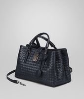 Bottega Veneta® Prusse Intrecciato Light Calf Roma Bag Bottega Veneta® Prusse Intrecciato Light Calf Roma Bag