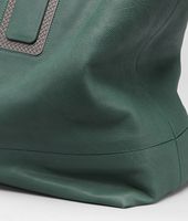 Bottega Veneta® Menthe Buffalo Leather Metal Tote Bottega Veneta® Menthe Buffalo Leather Metal Tote