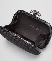 Bottega Veneta® Nero Intreccio Impero Ayers Knot Bottega Veneta® Nero Intreccio Impero Ayers Knot