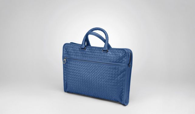 BOTTEGA VENETA - Électrique Intrecciato Light Calf Briefcase