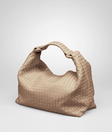 BOTTEGA VENETA - Walnut Intrecciato Light Calf Sloane Bag