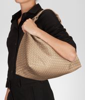 Bottega Veneta® Walnut Intrecciato Light Calf Sloane Bag Bottega Veneta® Walnut Intrecciato Light Calf Sloane Bag