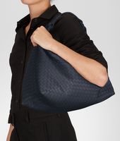 Bottega Veneta® Prusse Intrecciato Light Calf Sloane Bag Bottega Veneta® Prusse Intrecciato Light Calf Sloane Bag