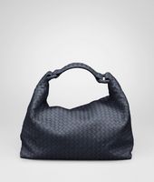 Bottega Veneta® Prusse Intrecciato Light Calf Sloane Bag Bottega Veneta® Prusse Intrecciato Light Calf Sloane Bag