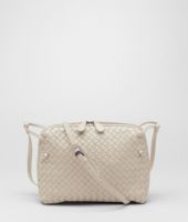 Bottega Veneta® Pearl Intrecciato Nappa Cross Body Bag Bottega Veneta® Pearl Intrecciato Nappa Cross Body Bag