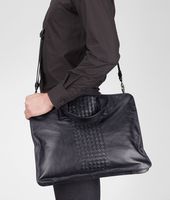Bottega Veneta® Aktentasche aus leichtem Kalbsleder Intrecciato Tourmaline Bottega Veneta® Aktentasche aus leichtem Kalbsleder Intrecciato Tourmaline