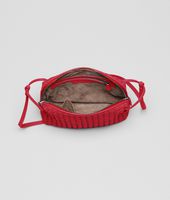 Bottega Veneta® Fraise Intrecciato Nappa Cross Body Bag Bottega Veneta® Fraise Intrecciato Nappa Cross Body Bag