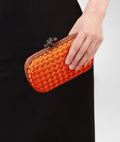 Bottega Veneta® Tangerine Intreccio Impero Ayers Knot Bottega Veneta® Tangerine Intreccio Impero Ayers Knot