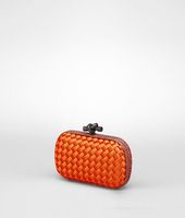 Bottega Veneta® Tangerine Intreccio Impero Ayers Knot Bottega Veneta® Tangerine Intreccio Impero Ayers Knot