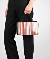 Bottega Veneta® Millerighe Nero Karung Bag Bottega Veneta® Millerighe Nero Karung Bag